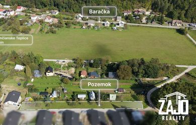 NA PREDAJ POZEMOK NA STAVBU CHATY / MOBILNÉHO DOMU – Trenčianske Teplice