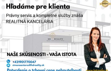 Hľadáme pre developera pozemok v okolí Banskej Bystrice
