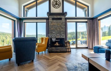 NOVOSTAVBA_Chalet ako z Álp priamo na svahu s pozemkom /575m2/ súkromný wellness a ski in-ski out_Oravská Lesná